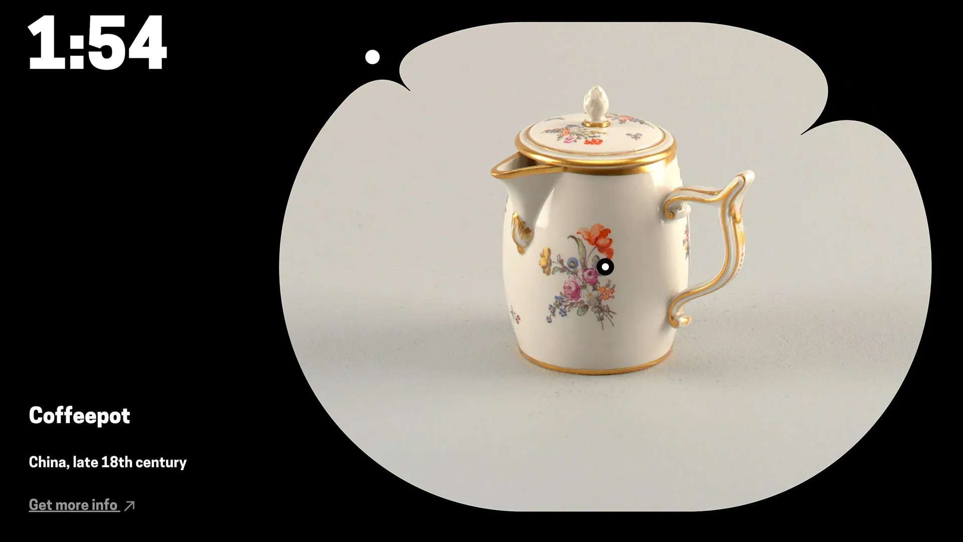Art Clock — countdown timer with a Smithsonian collection object