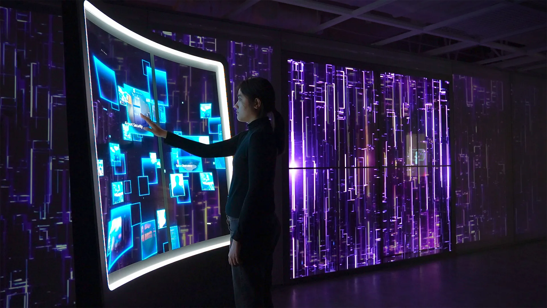 Transformation — interactive T-OLED use-case screen